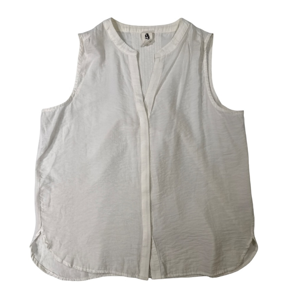 Flawless | Sheer Off-white Tank Size M
